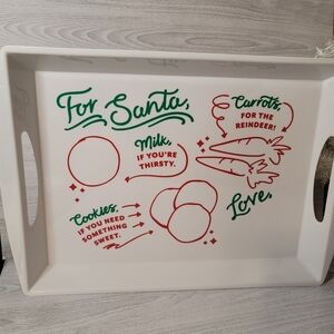 Personalized Santa Cookie Tray